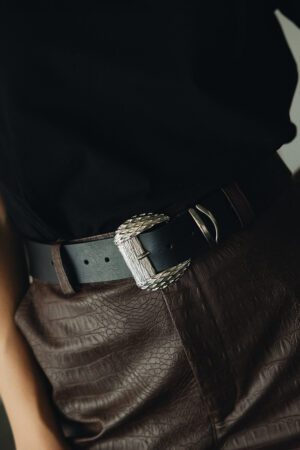 "Overjoyed" leather belt - Individual Art Leather