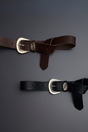 "That girl" leather belt - Individual Art Leather
