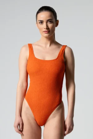 Celia Orange Crinkle - Zebras & Libras