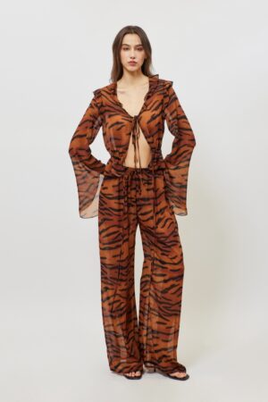 Valentina Printed Pants - SUNSETGO