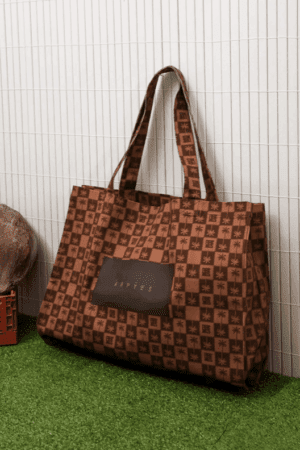 PALM RUM TOTE BAG BROWN - ARPYES