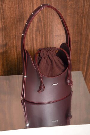 Solo Bucket Bag Bordeaux - ARPYES