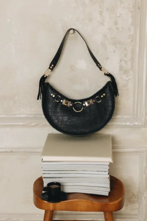 ''La Luna'' Shoulder Bag - Individual Art Leather