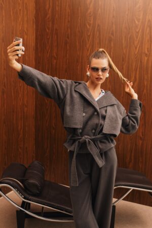 Cropped Coat - CacheCacheClo