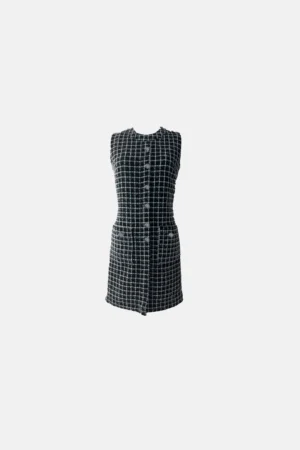 Dusi Tweed Dress - STEFANIA VAIDANI