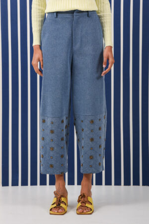 Amber Jeans Half Beaded - ARPYES