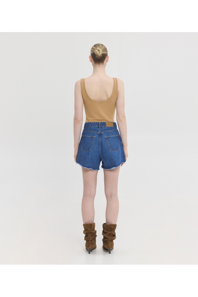 Alexa Denim Shorts - SUNSETGO - Image 2
