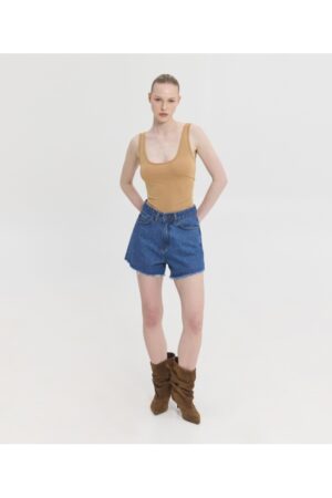 Alexa Denim Shorts - SUNSETGO