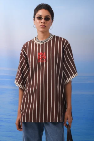 Isla T-Shirt Brown - ARPYES