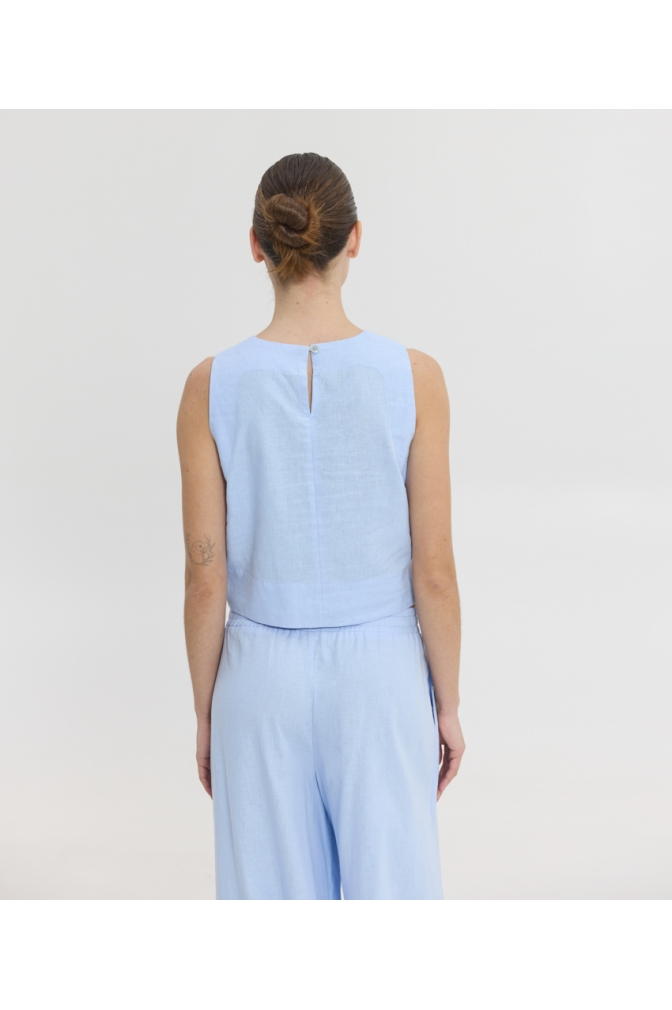 Cleo Top Azure - SUNSETGO - Image 2