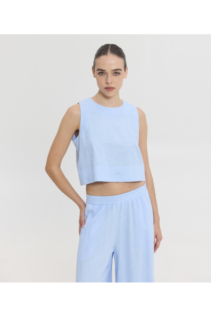 Cleo Top Azure - SUNSETGO