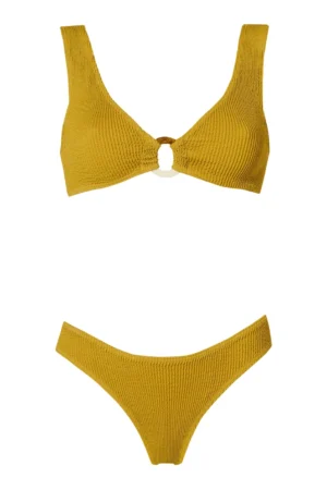 Ali Metallic Mustard - Stefania Frangista