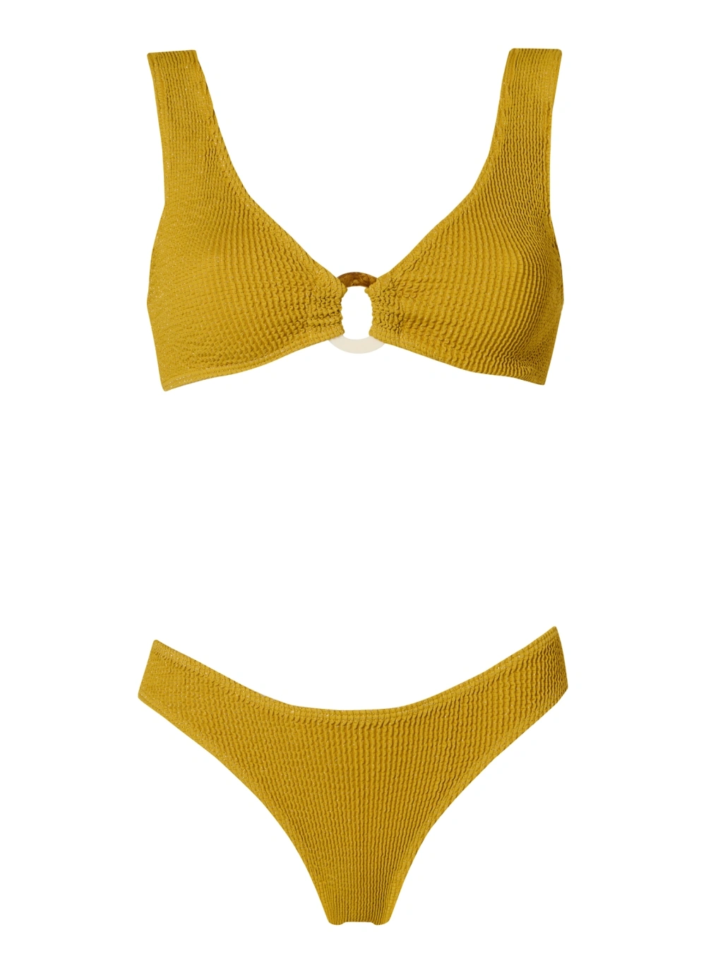 Ali Metallic Mustard - Stefania Frangista