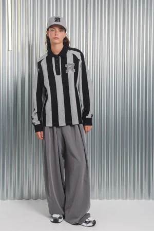 Yamata Polo Grey/Black - ARPYES