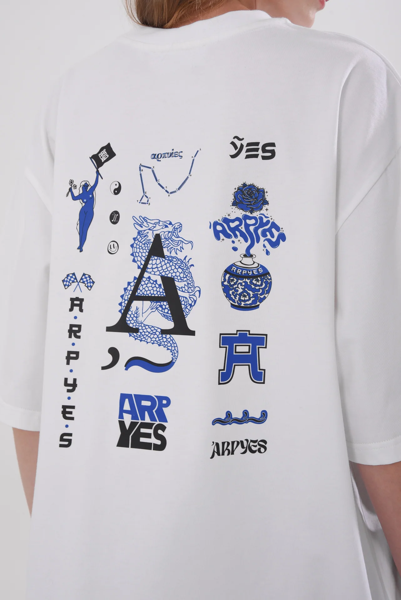 Lucky T-Shirt White - ARPYES - Image 4