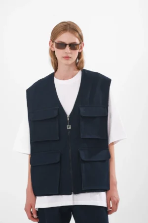 Otzi Denim Vest Blue - ARPYES