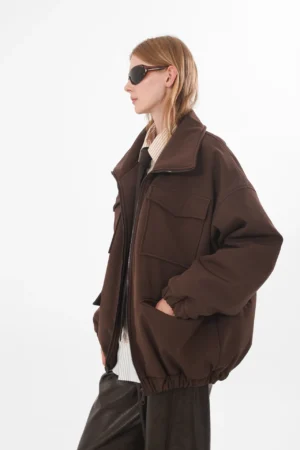 Kuro Puffer Jacket Brown - ARPYES