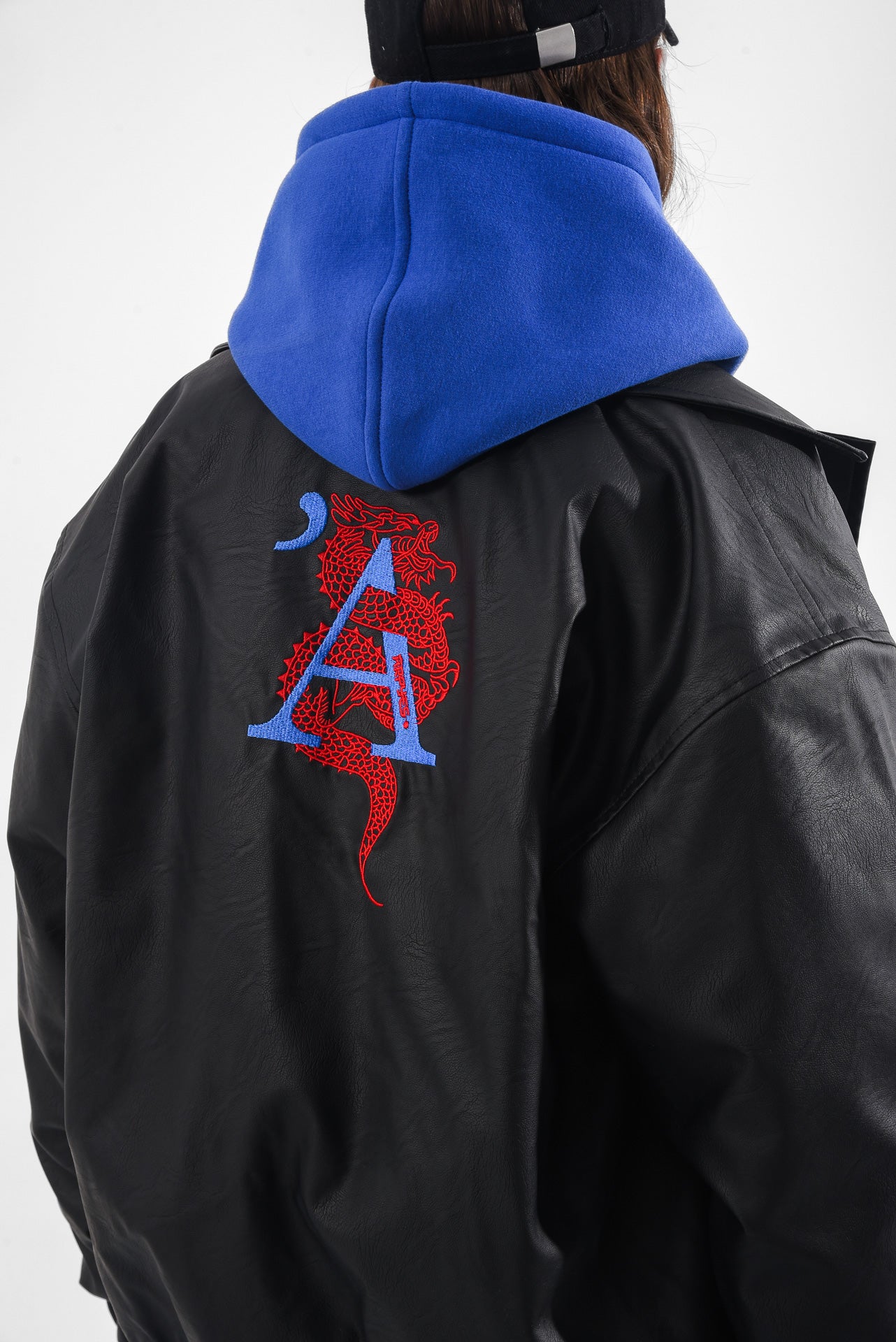 Draco Faux Leather Jacket - ARPYES - Image 3