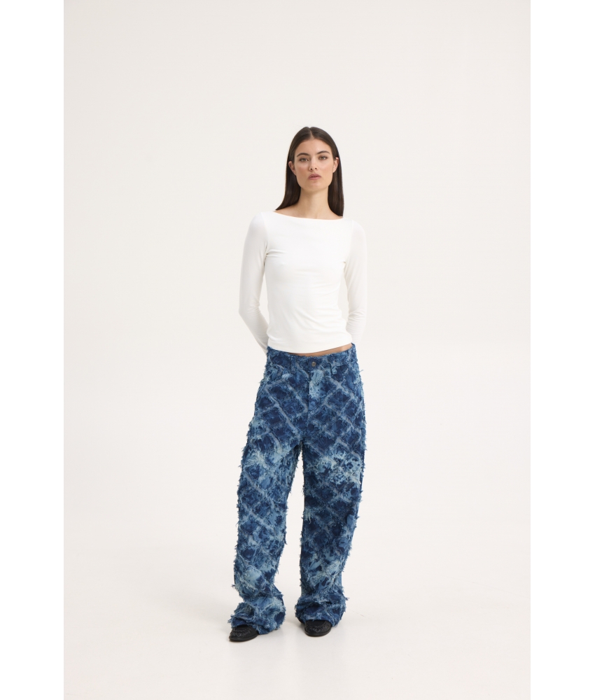 Monica Rhombus Jeans - SUNSETGO