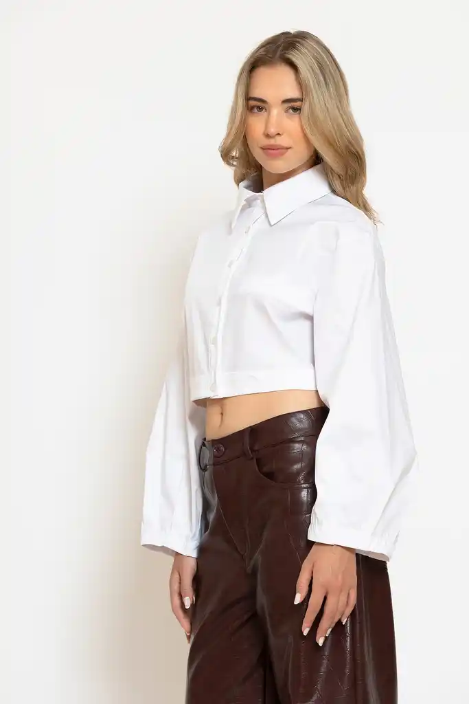 “KEIMILIO” Crop Shirt - Less Sonder Feeling - Image 4