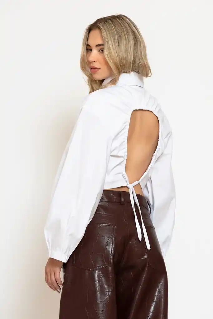 “KEIMILIO” Crop Shirt - Less Sonder Feeling